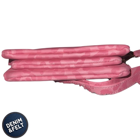 The City of the Jungle Crossbody & Wristlet Duo Purse GG Upcycled Bubblegum |NEW - Picture 7 of 11